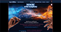 Desktop Screenshot of magicatthesymphony.org